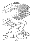 UNIT Diagram and Parts List for EV20VSXKW2  Whirlpool Freezer