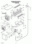 ICEMAKER PARTS Diagram and Parts List for KSSC42QTS03  KitchenAid Refrigerator