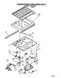 COMPARTMENT SEPARATOR Diagram and Parts List for ET18RKXZW00  Whirlpool Refrigerator