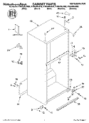 Part Location Diagram of LIT2225760 Whirlpool Literature Parts (Service & Wiring Sheet)
