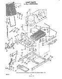 UNIT Diagram and Parts List for EHD262MKWR0  Whirlpool Refrigerator