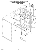 REFRIGERATOR DOOR Diagram and Parts List for TT18HAXDW00  Estate Refrigerator