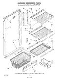 Part Location Diagram of 480649 Whirlpool Ice Cube Pan