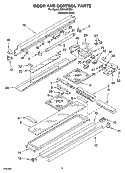 Part Location Diagram of W10282168 Whirlpool Box Distributer