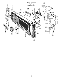 CONSOLE PANEL Diagram and Parts List for 8515L00  Roper Dishwasher