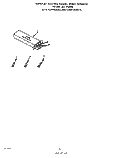WIRE HARNESS AND COMPONENTS Diagram and Parts List for F9208W0  Roper Range