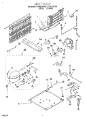 UNIT Diagram and Parts List for RT20AKXFW00  Roper Refrigerator