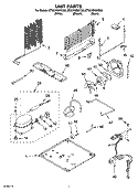 UNIT PARTS Diagram and Parts List for ET8CHMXKQ05  Whirlpool Refrigerator