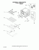 INTERNAL OVEN PARTS Diagram and Parts List for KDRS807SSS04  KitchenAid Range