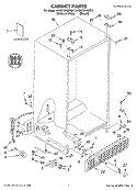 Part Location Diagram of WP2186494T Whirlpool Refrigerator Water Filter Cap