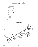 WIRING HARNESS Diagram and Parts List for 6LA6300XYW0  Whirlpool Washer