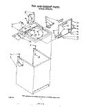TOP AND CABINET , LITERATURE AND OPTIONAL Diagram and Parts List for LA5550XPW5  Whirlpool Washer