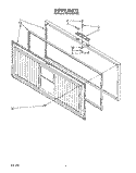 SECTION Diagram and Parts List for TCF1510AW00  Whirlpool Freezer