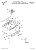 Part Location Diagram of LIT9753051 Whirlpool Use & Care Guide