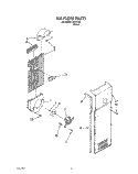 AIR FLOW Diagram and Parts List for 3XRA700  Whirlpool Refrigerator