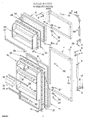 Part Location Diagram of 819342 Whirlpool Handle End Cap Kit