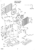 Part Location Diagram of 1161297 Whirlpool EVAPORATOR
