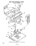 SECTION Diagram and Parts List for LE5700XMW0  Whirlpool Dryer