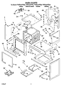 OVEN PARTS Diagram and Parts List for YKESA907PS02  KitchenAid Range