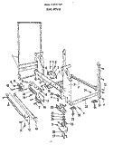 FRAME Diagram and Parts List for 8585L20  Roper Dishwasher