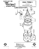 TUB AND BASKET , LIT/OPTIONAL Diagram and Parts List for GLHA7900W1  Whirlpool Washer