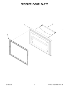 Part Location Diagram of W10919637 Whirlpool KIT SERVICE