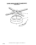 LOWER WASHARM AND STRAINER Diagram and Parts List for KUDA220T0  KitchenAid Dishwasher