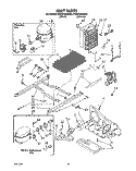 UNIT Diagram and Parts List for ED25DQXAW00  Whirlpool Refrigerator