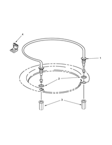 Heater Parts Diagram and Parts List for WDF530PLYM7  Whirlpool Dishwasher