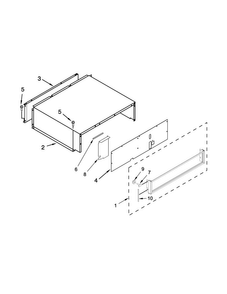 Top Grille And Unit Cover Parts Diagram and Parts List for KBBR306EPA00  KitchenAid Refrigerator