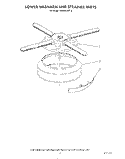 LOWER WASHARM AND STRAINER Diagram and Parts List for 4KUDA220T2  KitchenAid Dishwasher