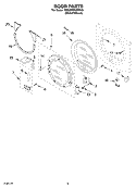 Part Location Diagram of 8529526 Whirlpool TRIM