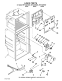Part Location Diagram of W10261254 Whirlpool BRACKET