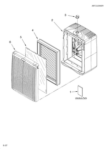 Part Location Diagram of 83377 Whirlpool Air Filter