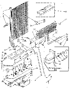 Unit Diagram and Parts List for ET18GKXSN03  Whirlpool Refrigerator