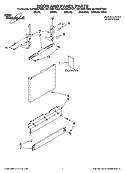 Part Location Diagram of W10130990 Whirlpool TECH SHEET