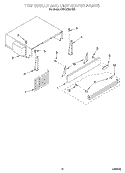 TOP GRILLE AND UNIT COVER Diagram and Parts List for KSSC42MHS00  KitchenAid Refrigerator