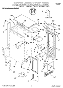 Part Location Diagram of 2208492W Whirlpool Handle - White
