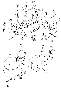 06 - Ice Maker And Bin Diagram and Parts List for RC244PDV  Whirlpool Refrigerator