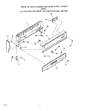 BACK GUARD Diagram and Parts List for F8558W0  Roper Range