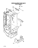 REFRIGERATOR LINER Diagram and Parts List for KSRB25QABL01  KitchenAid Refrigerator