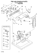 SECTION Diagram and Parts List for LEQ8000JQ2  Whirlpool Dryer
