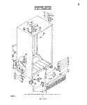CABINET Diagram and Parts List for ED26MM1LWR0  Whirlpool Refrigerator