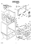 Part Location Diagram of 2187686 Whirlpool HARNS-WIRE
