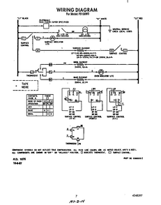 Wiring Diagram Diagram and Parts List for F5108*0  Roper Range