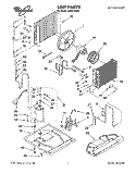 UNIT, LITERATURE Diagram and Parts List for ACQ142XD0  Whirlpool Air Conditioner