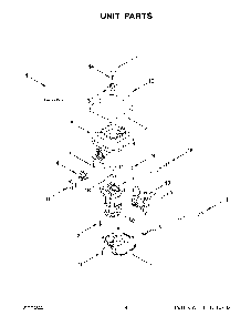 Unit Parts Diagram and Parts List for 5KSB4026CBE0  KitchenAid Blender