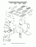 Part Location Diagram of W10276393 Whirlpool Bottom Panel