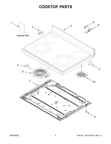 Part Location Diagram of W11626731 Whirlpool Tech, Sheet