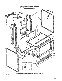 EXTERNAL OVEN Diagram and Parts List for SF3000EWW1  Whirlpool Range